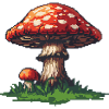 Mushroom Pixel Icon