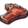 Steak Filet Pixel Icon