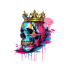 King Skull Crown Royal