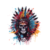 Indian Chief Skull