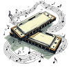 Duo d harmonicas