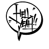 Hell yes speech bubble