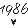 1986 Heart Birthday