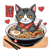 Miso Ramen Cat Lover