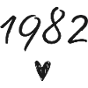 1982 coeur anniversaire
