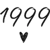 1999 Heart Birthday