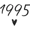 1995 coeur anniversaire
