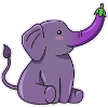 conception d’aubergine éléphant pour