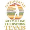 Funny Tennis Player Racket