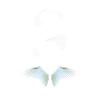 LightStaff Logo S - white