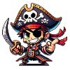 Pirate Pixel Buccaneer