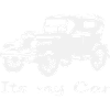 Oldtimer Motiv mit Schrift