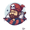 Sleeping Little Pirate