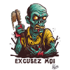 Zombie Worker : Squelette « Excusez-moi »