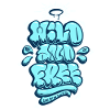 Wild and free Graffiti Lettering