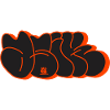 Asik Graffiti Throwup Enkel Stil Alfabet