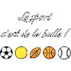 Sport is ball!