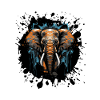 Elefant Porträt