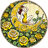 Yellow Roses Pinup
