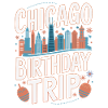 Chicago Birthday Travel Skyline