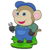 Clé d’artisan Monkey