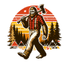 Lumberjack Forester Bigfoot