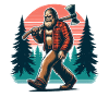 Lumberjack Forester Bigfoot
