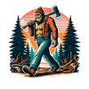 Lumberjack Forester Bigfoot