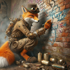 Foxxy graffiti