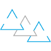 "Triangle geometric print"