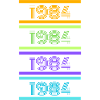 1984 Retro Stripes