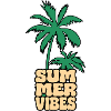 Summer Vibes Palm Tree