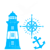 Maritime Lighthouse Compass Lighthouses Seagulls