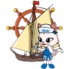 Cat Cats Voilier Navires Volant