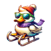 Mignon Cool Duck Noël