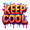 Keep cool text in 3D