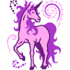 Einhorn individuell 3farbig SVG