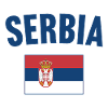Drapeau de la Serbie