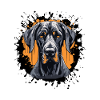 Great Dane Dog Portrait