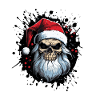 Santa Claus Skull Santa