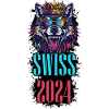 Switzerland 2024 Holiday Wolf Swiss