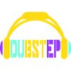 Dub Step Techno Music Party Club Text Headphones