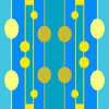 Golden bubbles in the blue