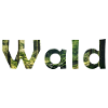 Wald Schriftzug