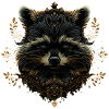 Raccoon Art