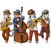 Cat Jazz Musicians