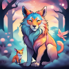 Löwe Fuchs Fabelwesen