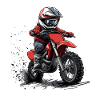 Motocross and dirt bike