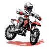 Motocross and dirt bike