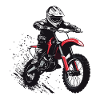 Motocross and dirt bike